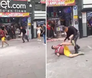 Ponte a trabajar: Alex Marín protagoniza pelea y deja a su rival en el suelo