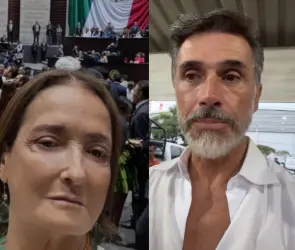 Tunden a Sergio Mayer y Patricia Armendáriz por confundir reforma judicial ¡con una del Legislativo!