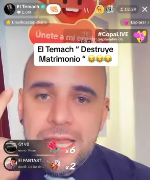 El influencer siguió justificando al marido de la mujer Captura