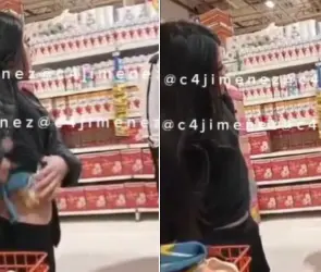 ¡Llenó el carrito! Filtran video de una mujer robando ropa bajo sus prendas en Chedraui