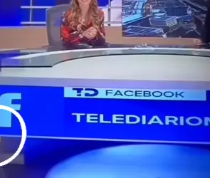 ¿Fantasma en el Noticiero? Captan misteriosa mano durante transmisión en vivo