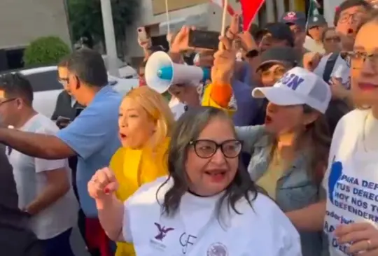 La ministra Norma Piña se sumó a las protestas en contra de la Reforma al Poder Judicial.