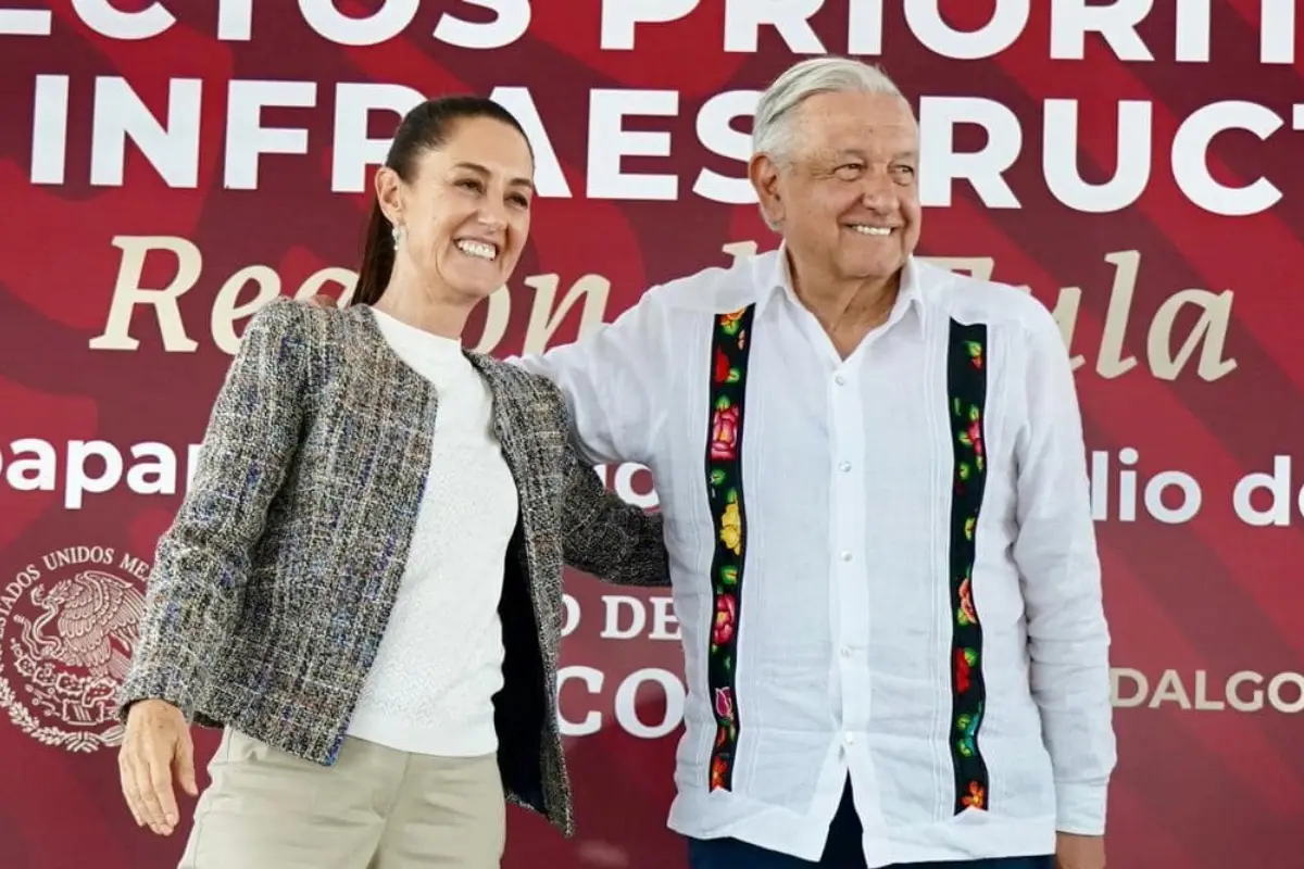  AMLO también elogió a Sheinbaum, asegurando que se convertirá en una de las mejores presidentas del mundo 