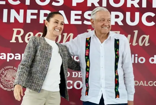 AMLO también elogió a Sheinbaum, asegurando que se convertirá en una de las mejores presidentas del mundo