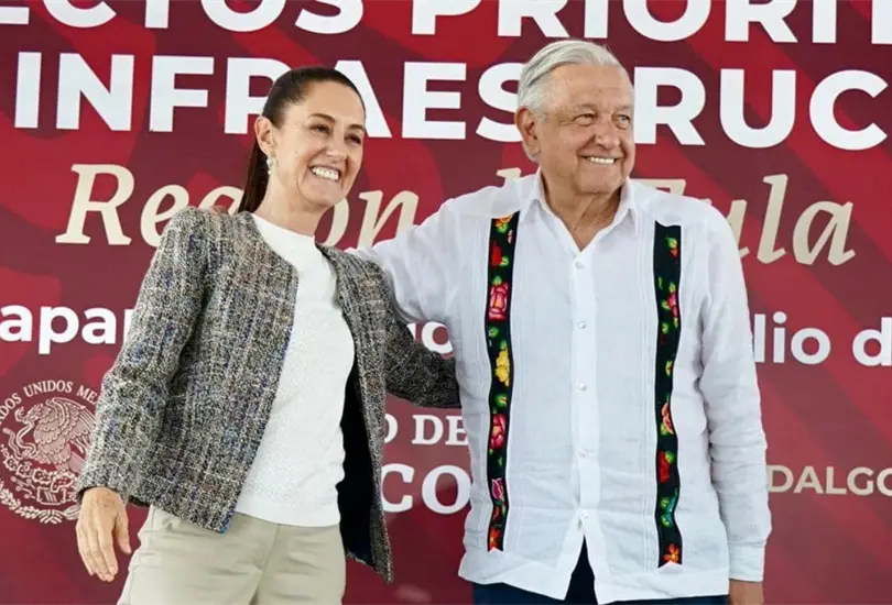 AMLO tambi&eacute;n elogi&oacute; a Sheinbaum, asegurando que se convertir&aacute; en una de las mejores presidentas del mundo