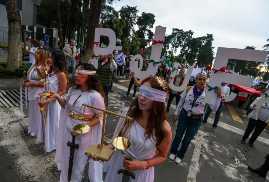 Marcha en contra de Reforma al Poder Judicial