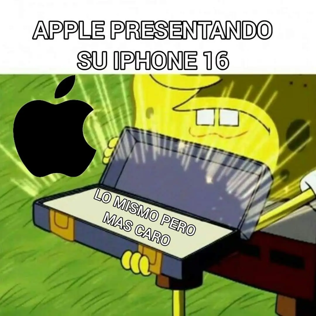 Yo soy el menos resentido porque todavía tengo el iPhone X