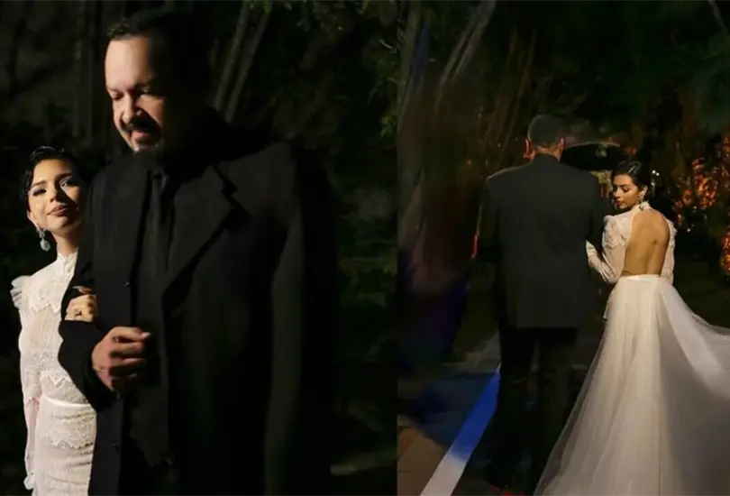 El cantante confesó que la boda de su hija y Christian Nodal le causó gran sorpresa. El cantante confesó que la boda de su hija y Christian Nodal le causó gran sorpresa.