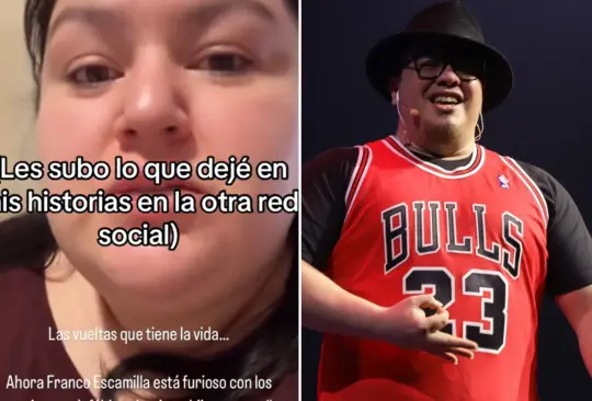 Una tiktoker explotó contra Franco Escamilla por burlarse de ella Una tiktoker explotó contra Franco Escamilla por burlarse de ella