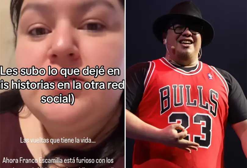 Una tiktoker explot&oacute; contra Franco Escamilla por burlarse de ella