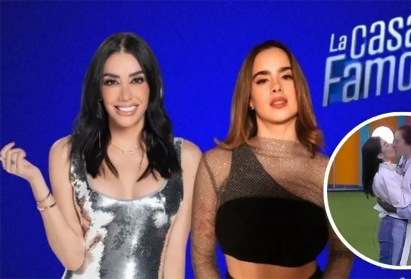 Gala y Karime protagonizan apasionado beso.