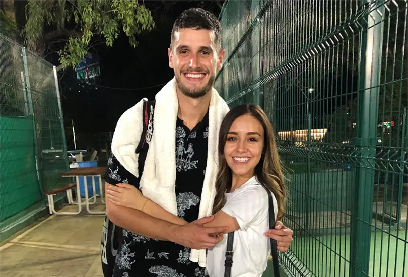Karina Puente y Adri&aacute;n Marcelo