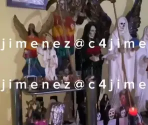 Encuentran altar a la muerte en casa de narcotraficante en la GAM