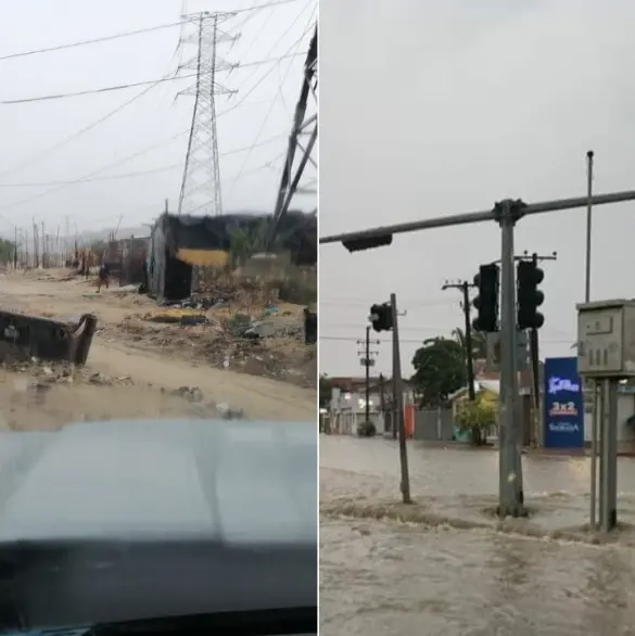 Alerta máxima: Impactantes imágenes de la tormenta Ileana que azota Baja California Sur