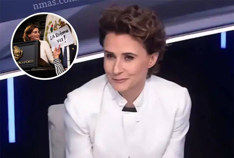 Lilly T&eacute;llez fue criticada en redes sociales.