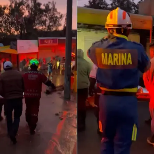 ¿Qué pasó en Jilotzingo? Rescatan a personas tras derrumbe de cerro