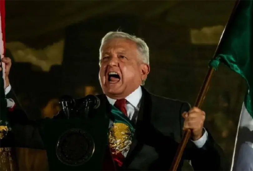 Siendo su &uacute;ltimo Grito de Independencia como presidente, <span class=highlighting>AMLO</span> agradeci&oacute; a la poblaci&oacute;n mexicana por el sexenio 2018-2024.