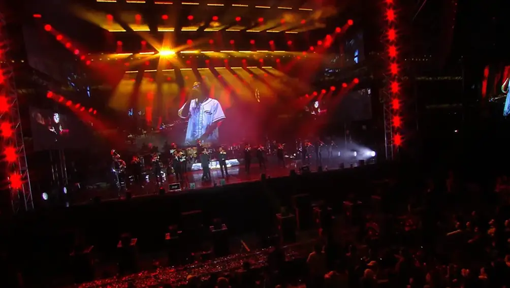 La MS regresó al finalizar el Grito de Independencia para cerrar los festejos.<br>