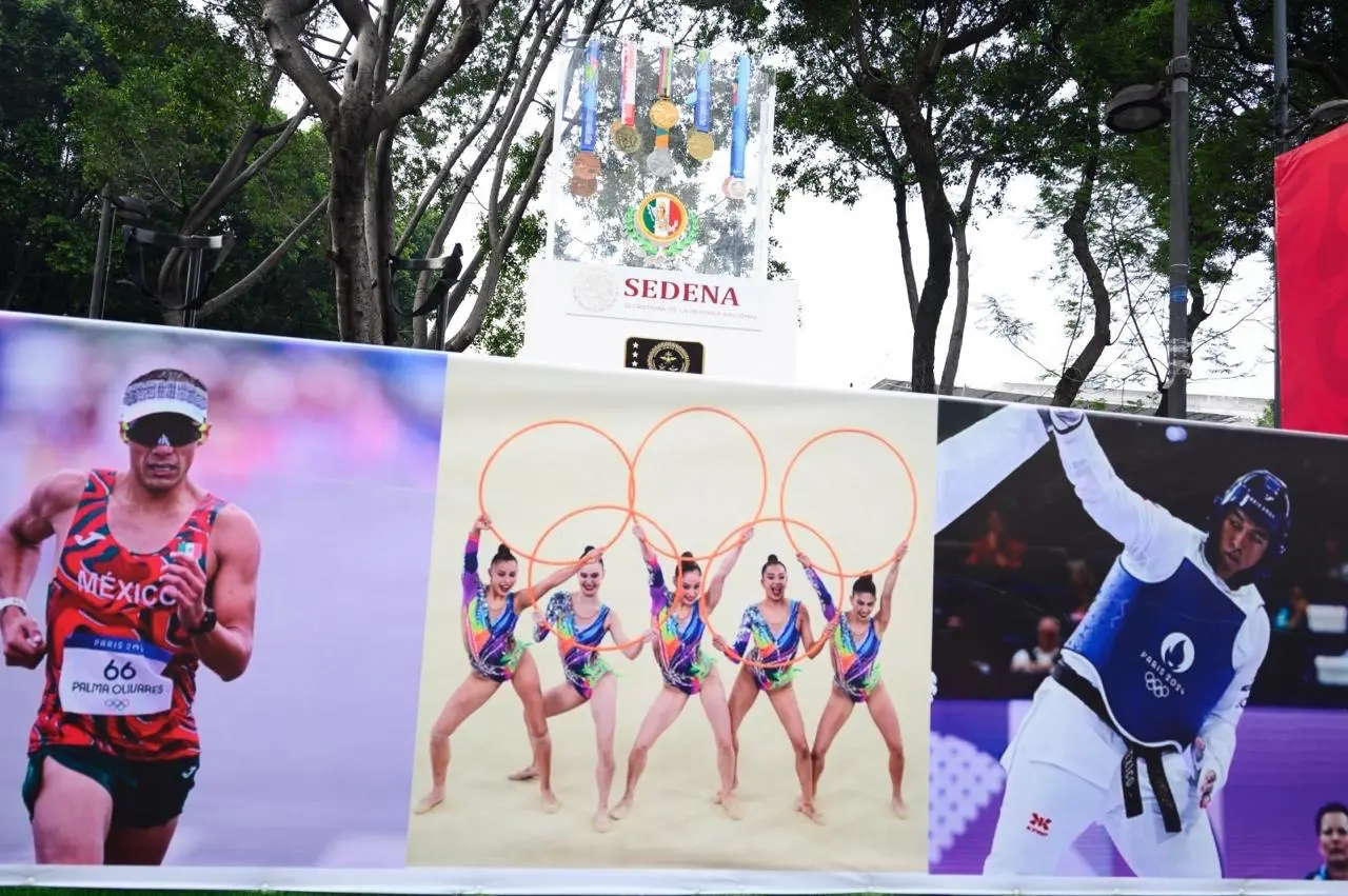 Medallas olímpicas obtenidas por atletas de la SEDENA.<br>