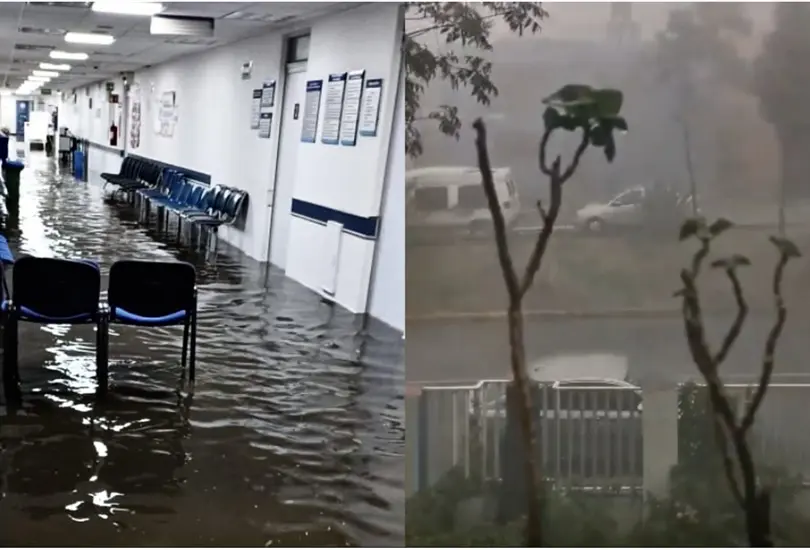 Inundaciones en Viaducto y hospitales, alerta roja en cinco alcald&iacute;as