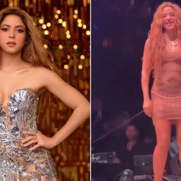 Shakira vive mal momento cuando la intentan grabar debajo del vestido