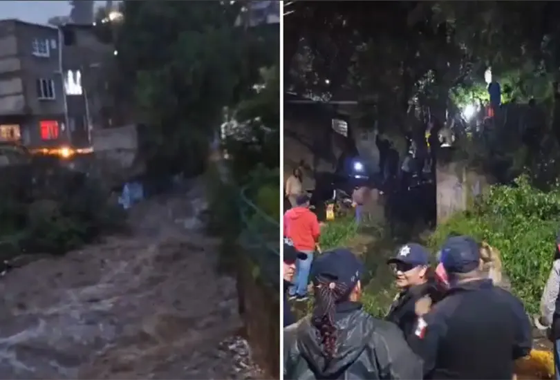 Deslave por fuertes lluvias deja seis muertos en Edomex