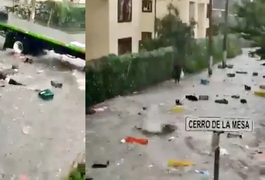 Mujer es arrastrada por inundaciones y atropellada por un tráiler