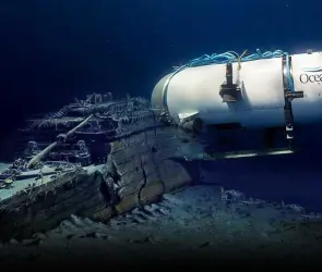 Impactante: Revelan la primera imagen de los restos del submarino que visitó el Titanic