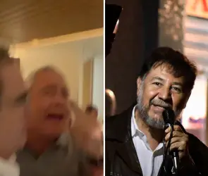 Fernández Noroña difunde momento exacto en el que es golpeado por sujeto