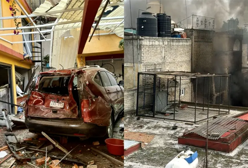 Fuerte explosión en Coyoacán deja múltiples heridos Fuerte explosión en Coyoacán deja múltiples heridos