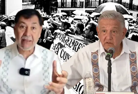 Opositores cierran el sexenio con agresiones contra AMLO y Noroña