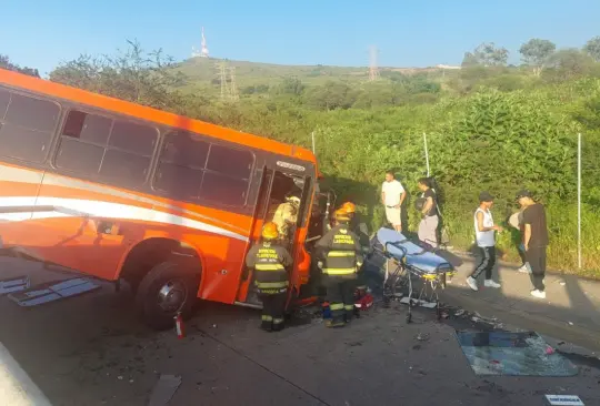 El accidente detuvo el tránsito por varias horas