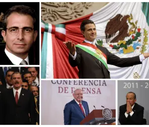 Fotos: Así iniciaron y terminaron el sexenio los últimos presidentes de México