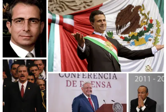 Así cambiaron los últimos presidentes de México.