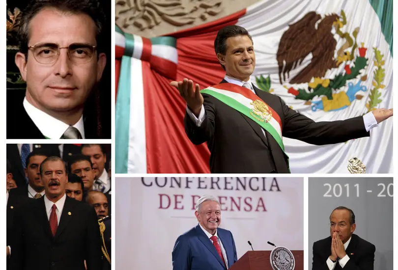 As&iacute; cambiaron los &uacute;ltimos presidentes de M&eacute;xico.