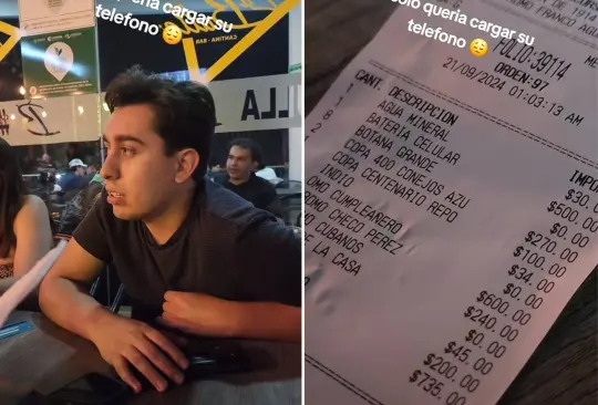 Restaurante cobra 500 a joven por cagar su celular