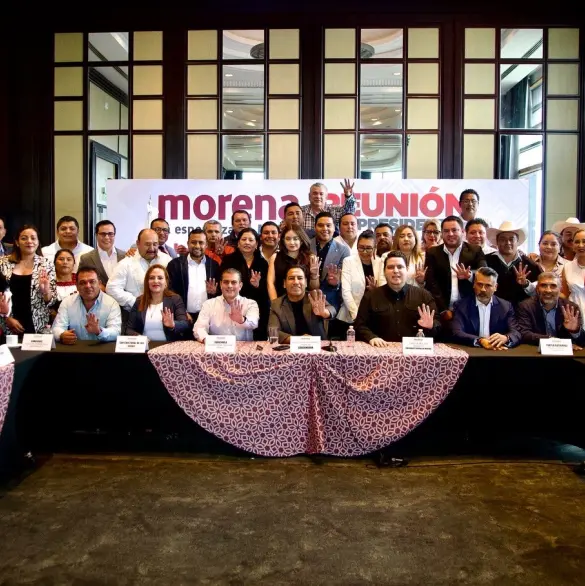 Eduardo Ramírez se reúne con presidentes municipales electos de Morena