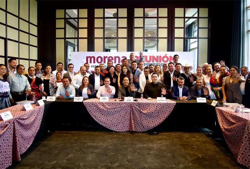 Eduardo Ram&iacute;rez se re&uacute;ne con presidentes municipales Morena