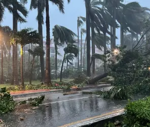 Los impactantes videos de la llegada de Helene a Quintana Roo