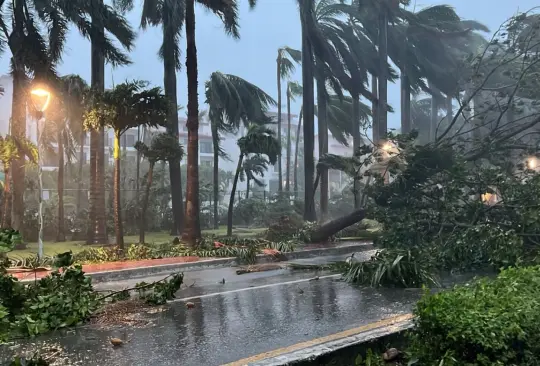 El huracán Helene llegó a México.