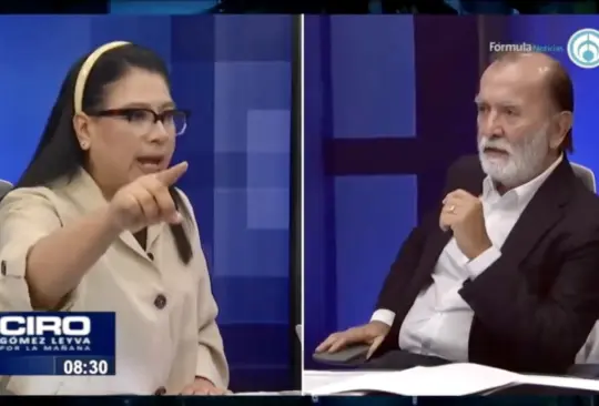 Epigmenio Ibarra insulta a la periodista Miriam Moreno EN VIVO