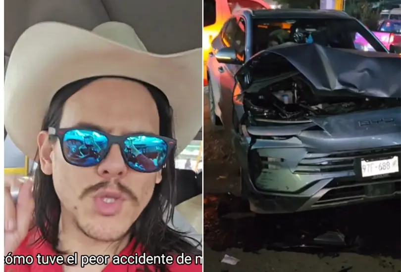 Flores El Patr&oacute;n narra estafa tras accidente automovil&iacute;stico