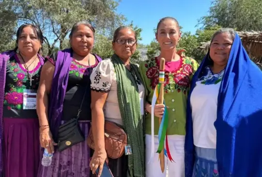 Ante el Pueblo Yaqui Sheinbaum aseguró "que el perdón engrandece a los pueblos, a las naciones y a las personas".