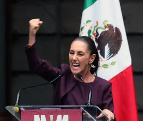 Filtran VIDEO de Claudia Sheinbaum con la banda presidencial