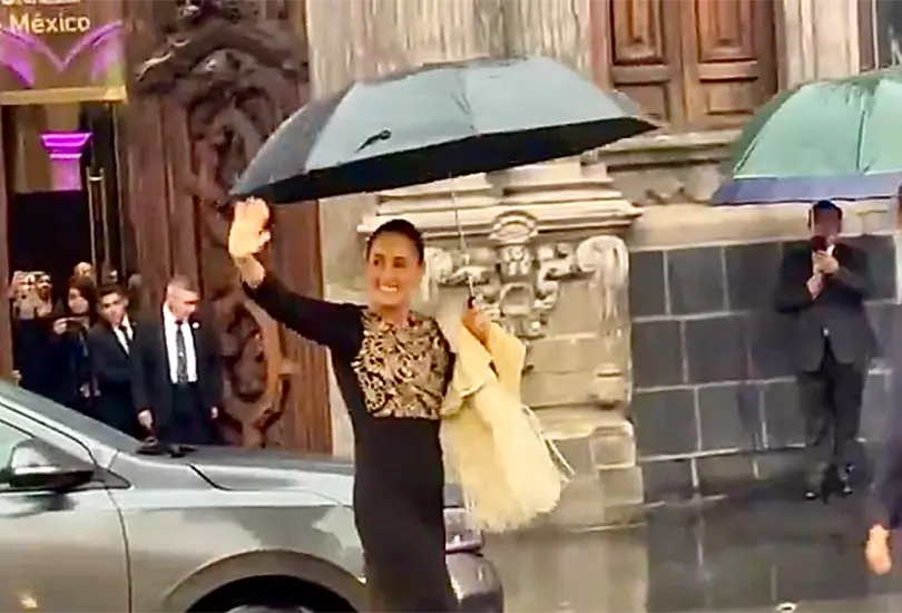 Sheinbaum se re&uacute;ne con los mandatarios que la acompa&ntilde;aran en su toma de protesta.