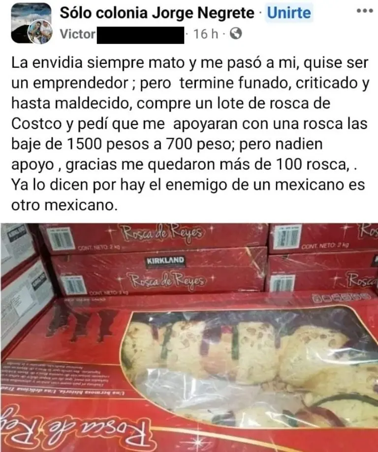 Revendedor de Costco reclama a sus vecinos (Facebook)