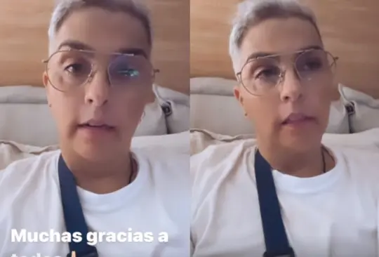 La cantante compartió lo ocurrido en sus redes sociales. 