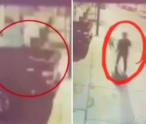 FIltran video del momento exacto en el que Paolita Suárez saltó del segundo piso de su casa 