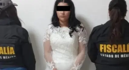 ¡Hasta que la cárcel los separe! Detienen a extorsionadora en pleno día de su boda en Edomex