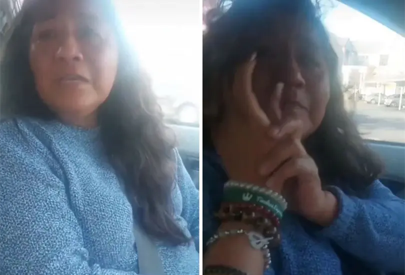 Una madre fue atacada por su propia hija mientras hac&iacute;a una trasmisi&oacute;n. 